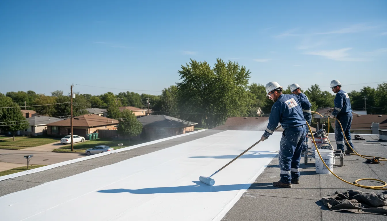Commercial roof coating in Saint George, SC near me